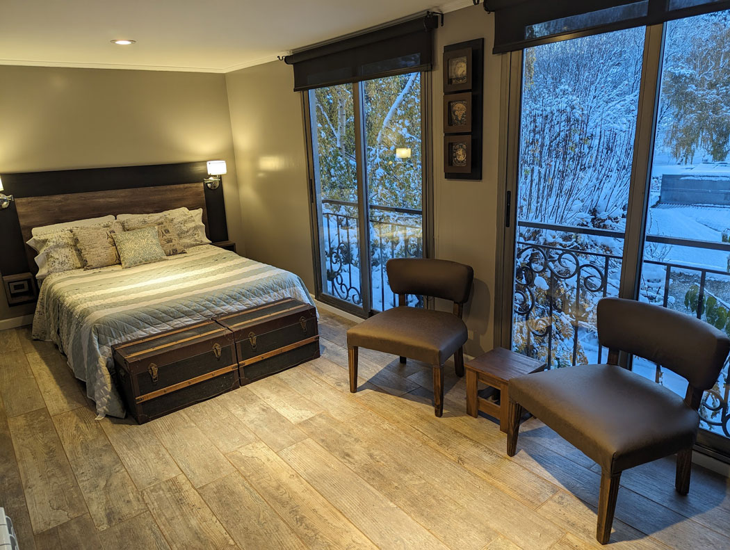 Junior Suite espaciosa y moderna, ideal para familias en Bariloche