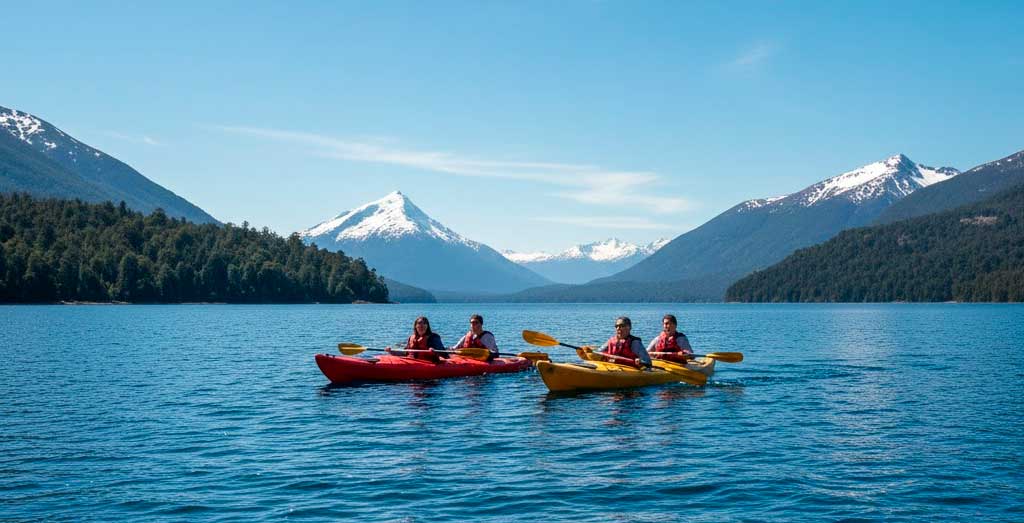 kayak en Lago Moreno