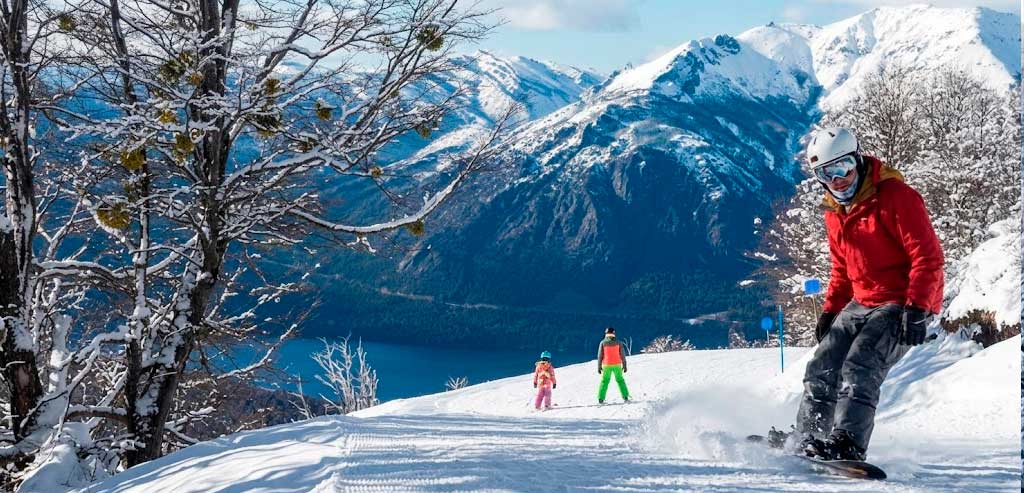 Esqui e snowboard no Cerro Catedral em Barilocho Sul